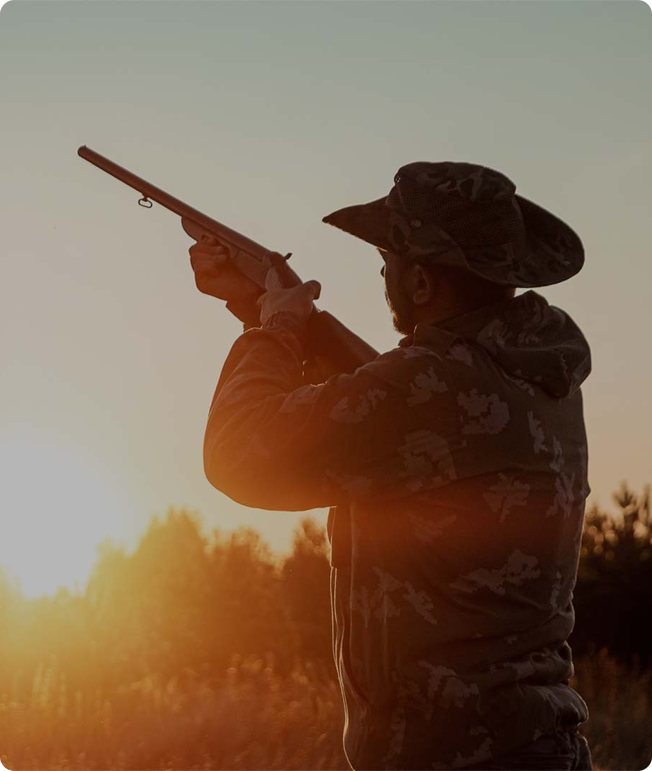 Professional hunter in the Namibian bush